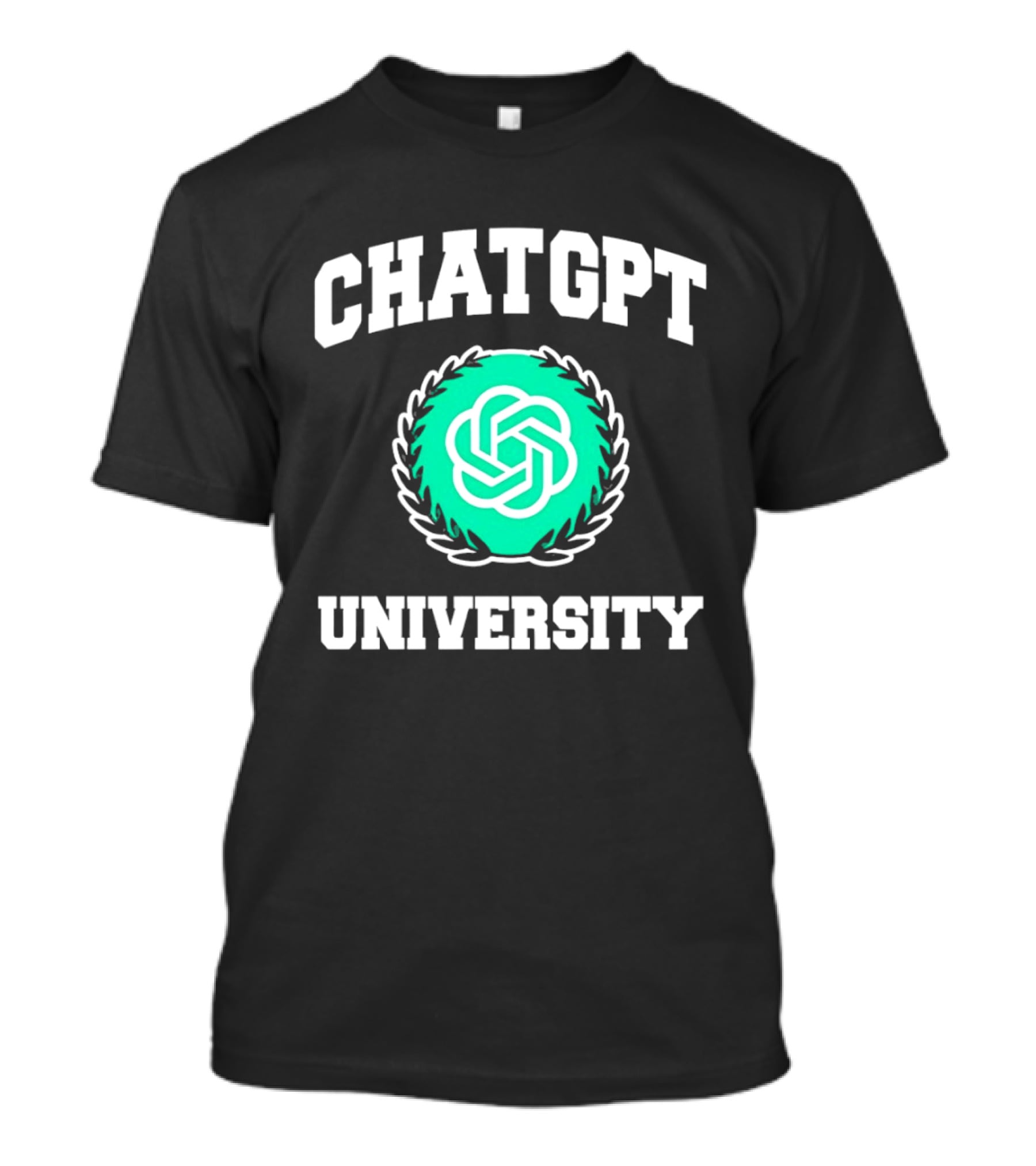 Chat GPT University Crest T-Shirt