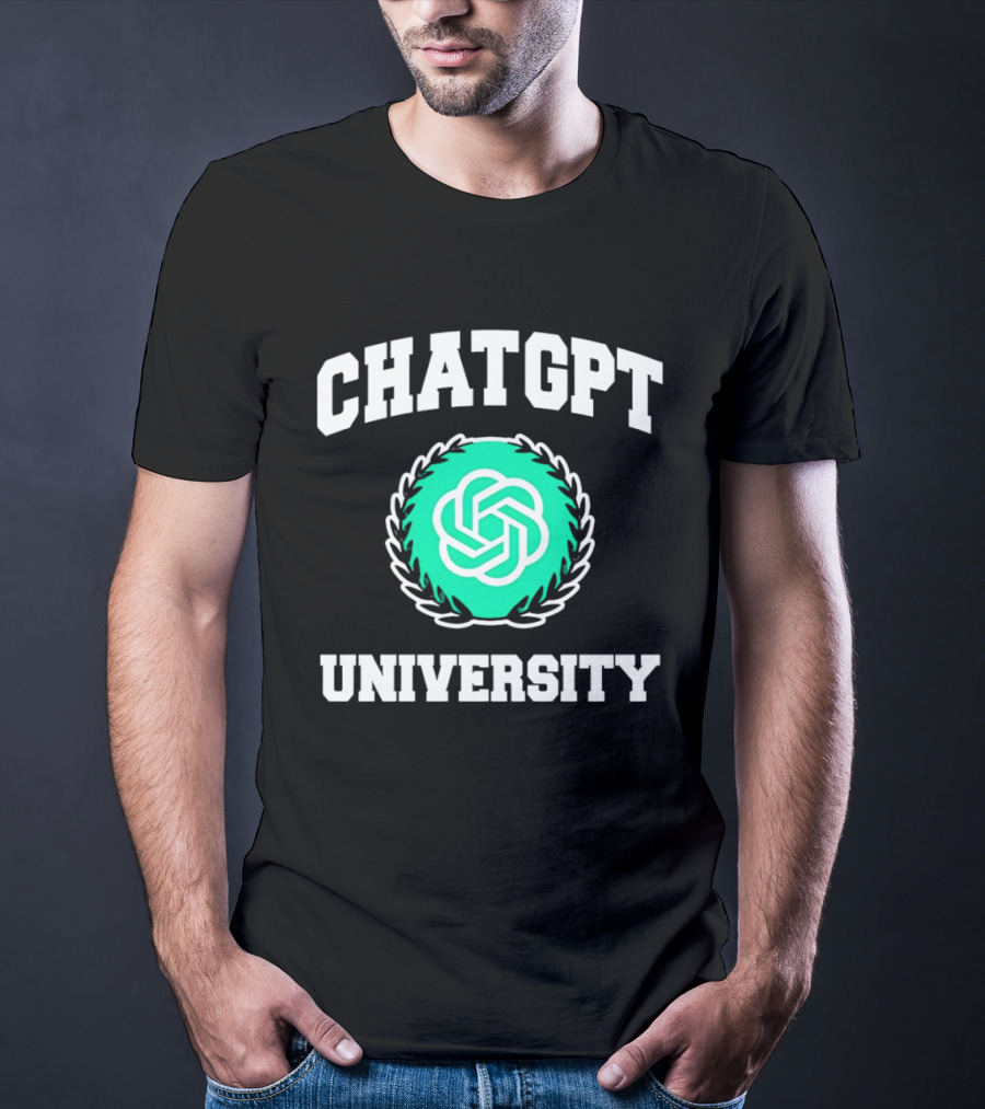 Chat GPT University Crest T-Shirt