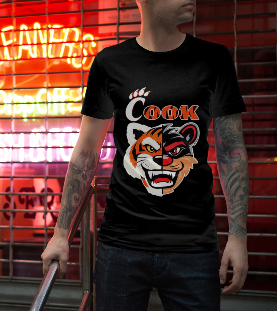 Cincinnati Bengals Bearcats Cook Split Face T-Shirt