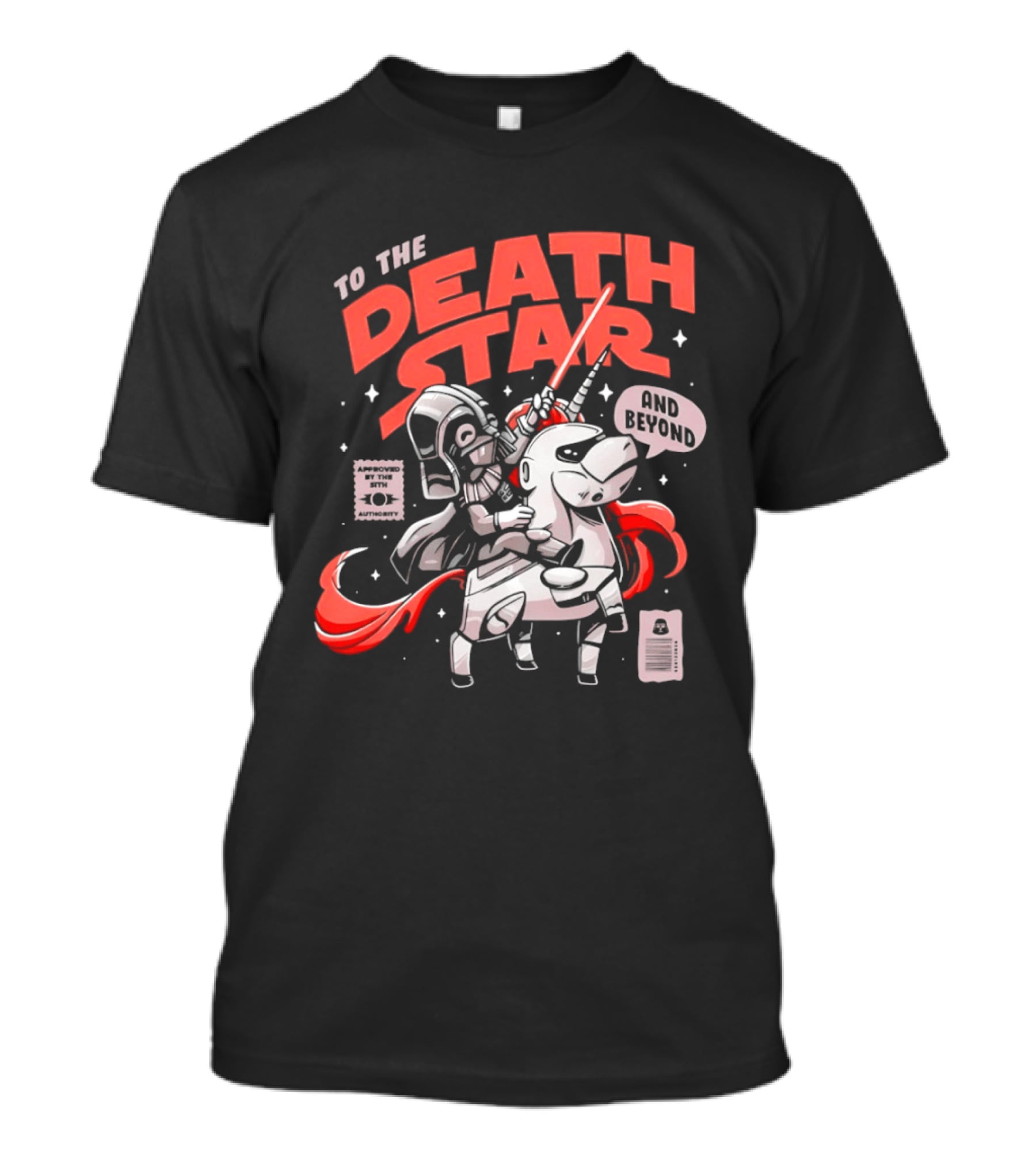 To The Death Star And Beyond Unicorn Wars T-Shirt