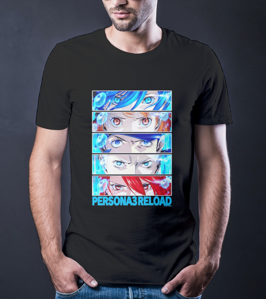 Persona 3 Reload Character Eyes Close Up T-Shirt