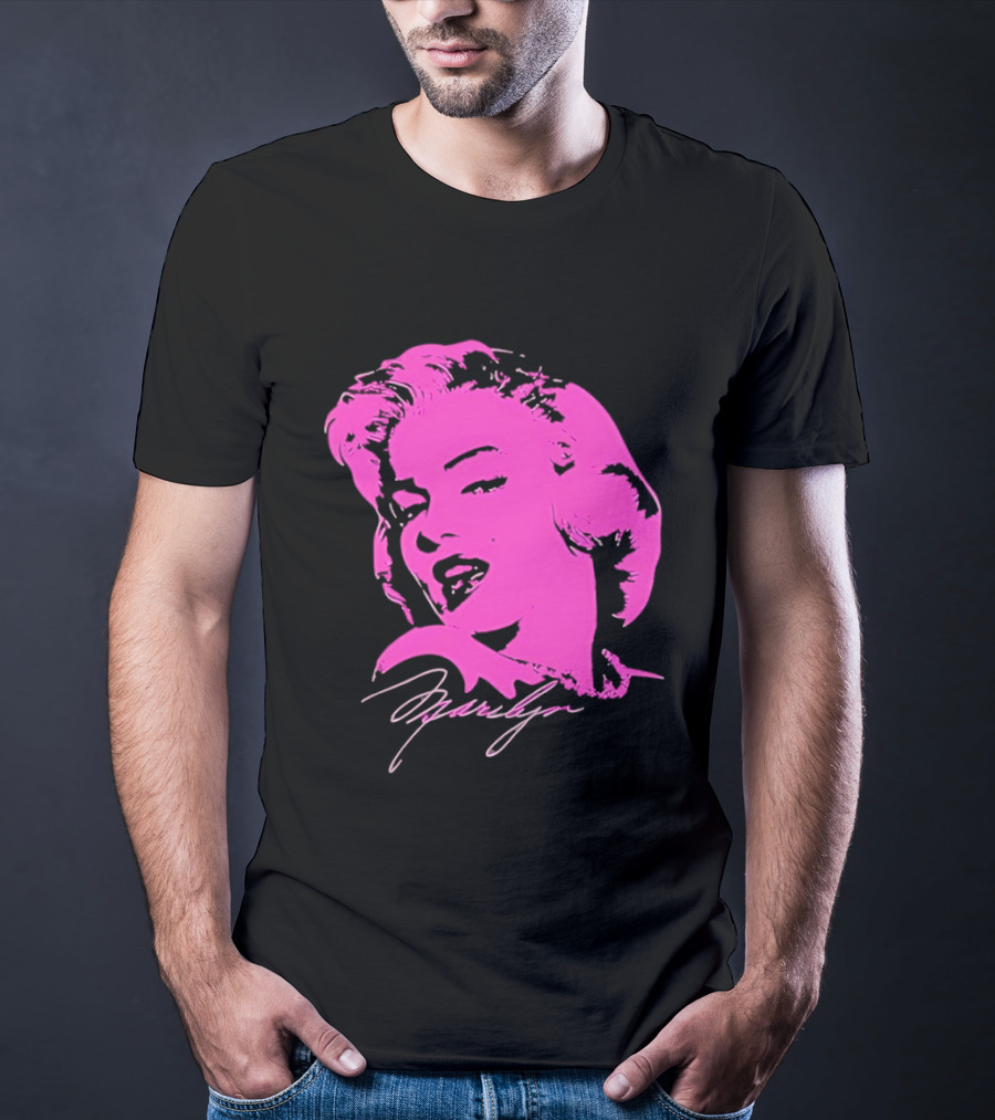 Marilyn Monroe Pink Pop T-Shirt