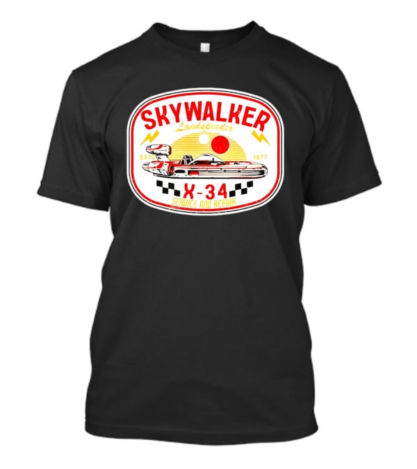 Skywalker Landspeeder X 34 Service And Repair Estd 1977 T-Shirt