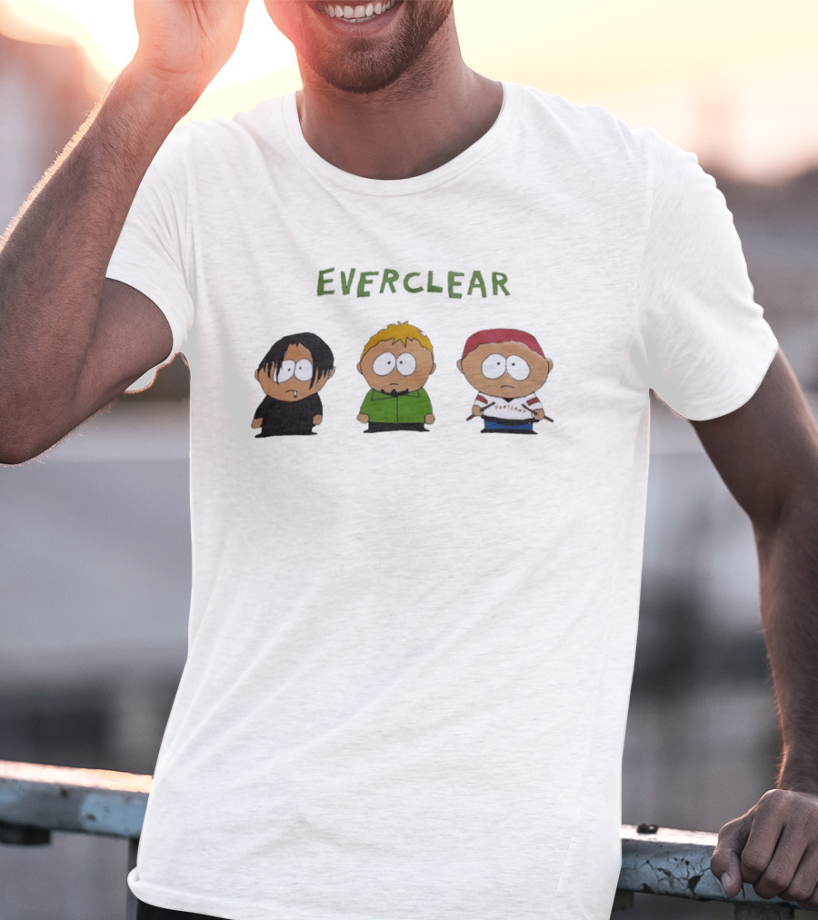 South Park Characters Everclear Band Cartoon T-Shirt