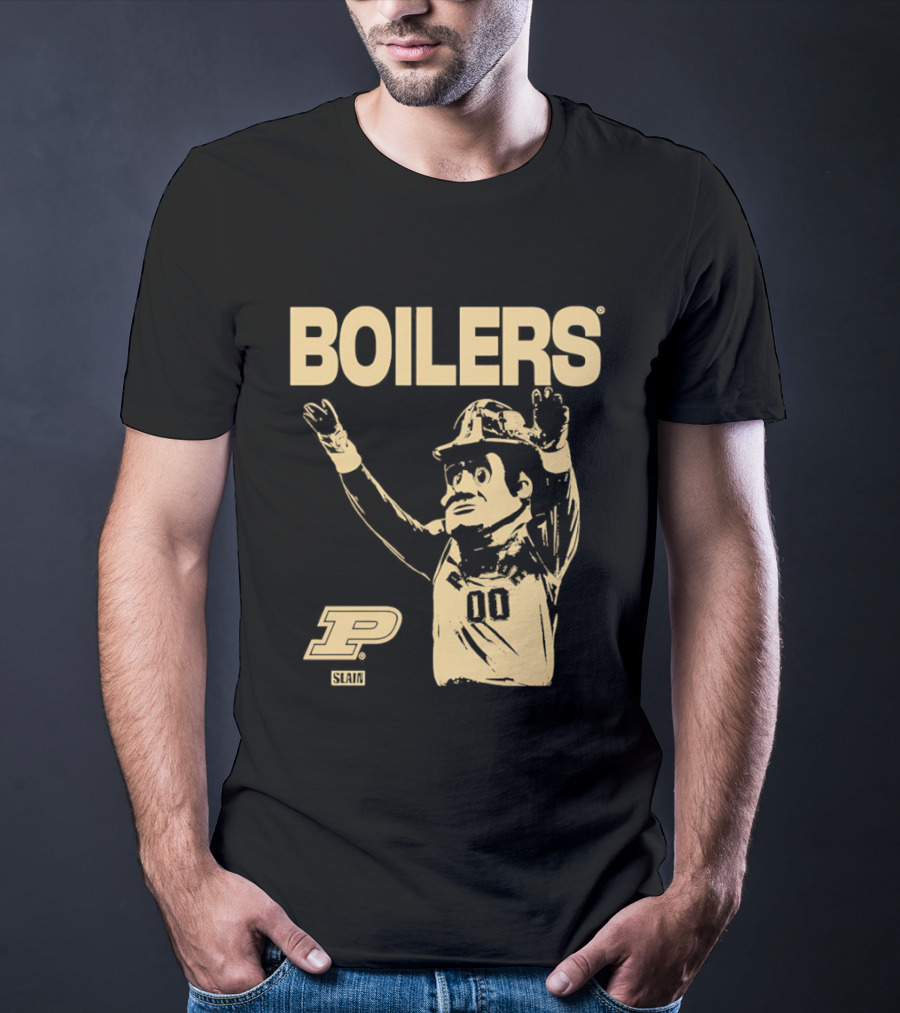 Boilers Purdue Boilermakers Slam Magazine Retro Team Spirit T-Shirt