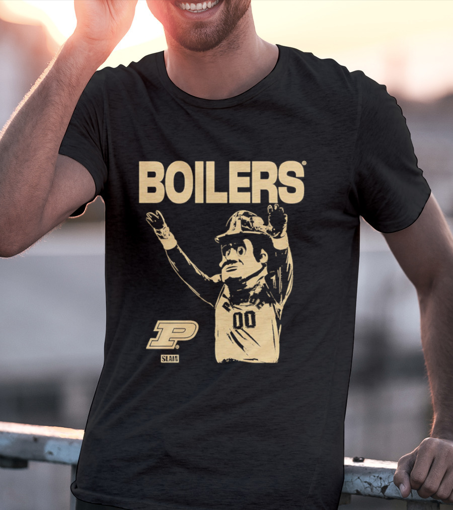 Boilers Purdue Boilermakers Slam Magazine Retro Team Spirit T-Shirt