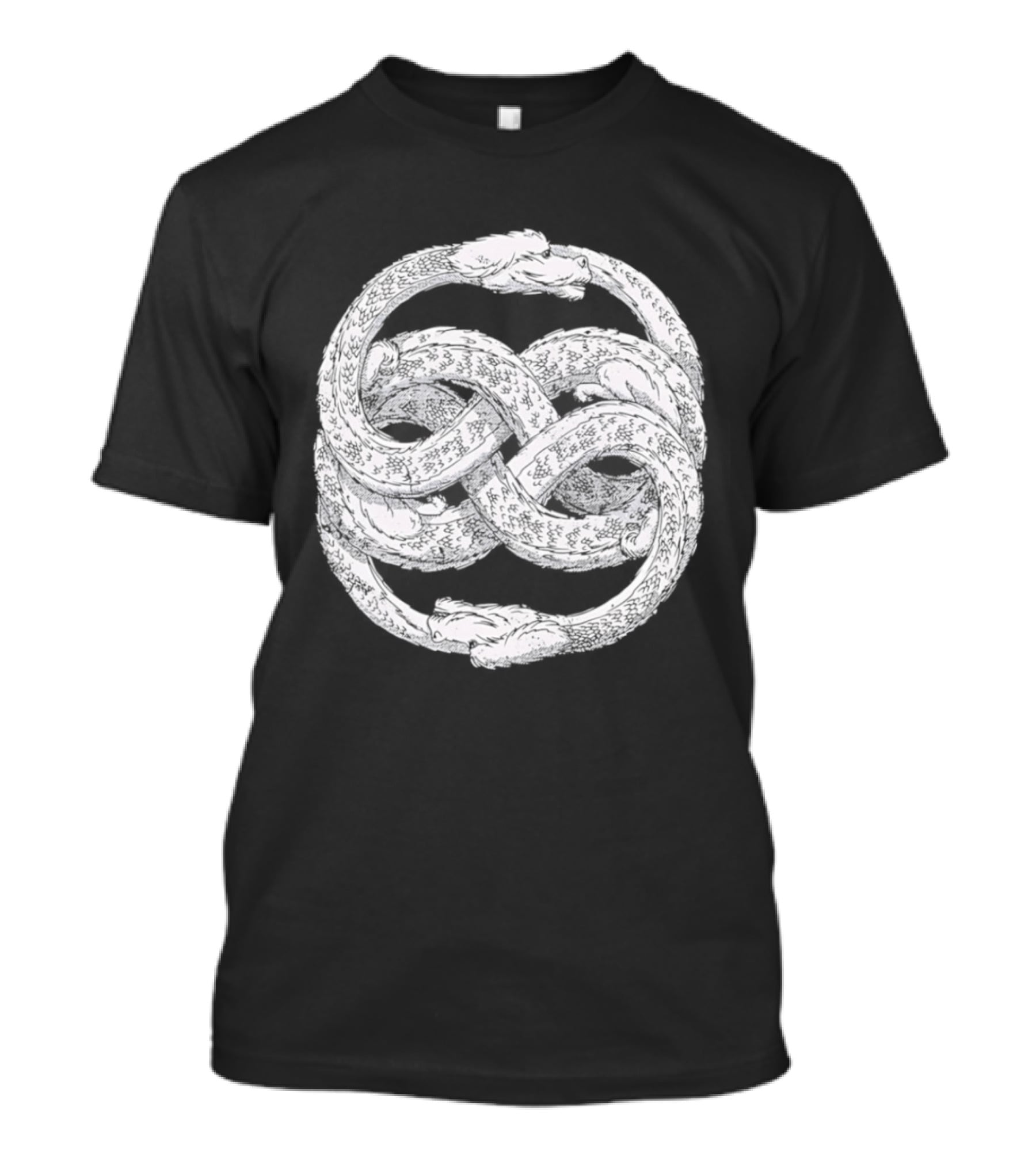 Ouroboros Dragon Infinity Symbol Mythical Creature T-Shirt