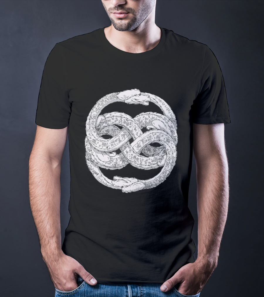 Ouroboros Dragon Infinity Symbol Mythical Creature T-Shirt