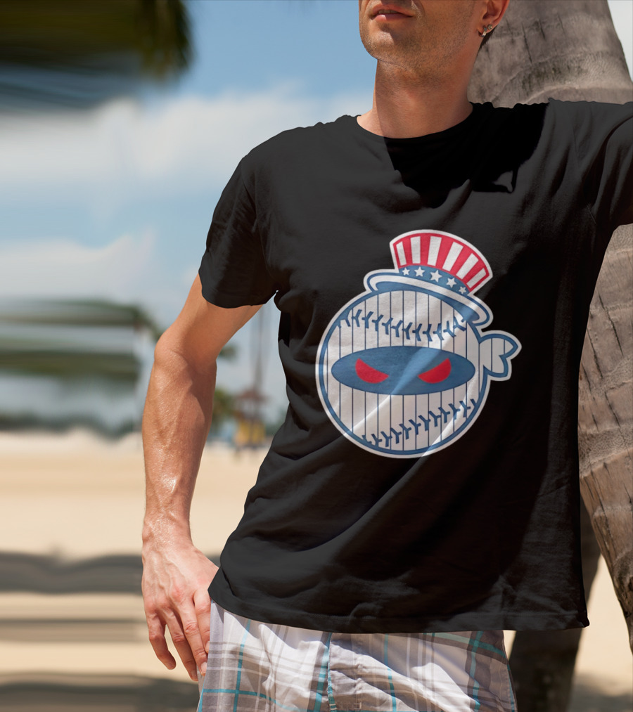 New York Yankees Pitching Ninja Baseball T-Shirt