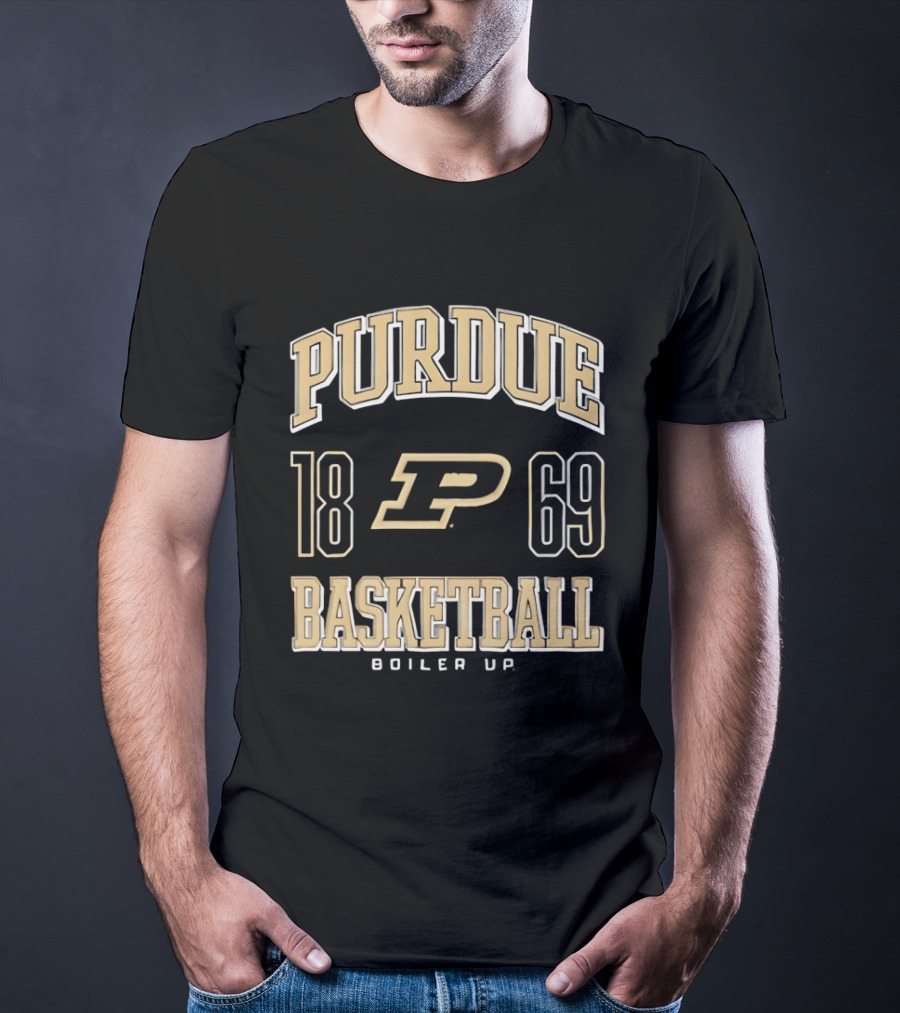 Purdue Basketball Boiler Up 1869 T-Shirt