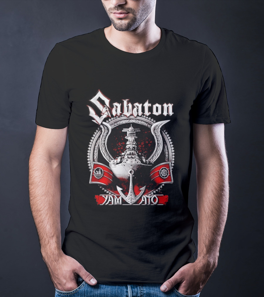 Sabaton Yamato Warship Anchor Nautical T-Shirt