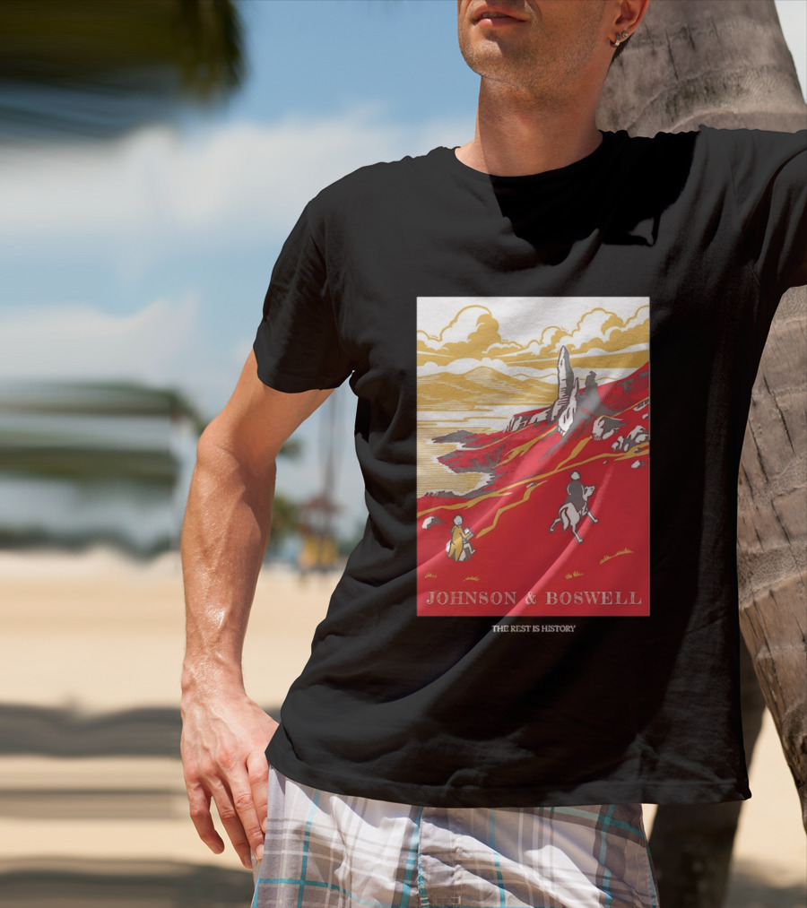 Johnson And Boswell Journey Through Red Landscape And History T-Shirt