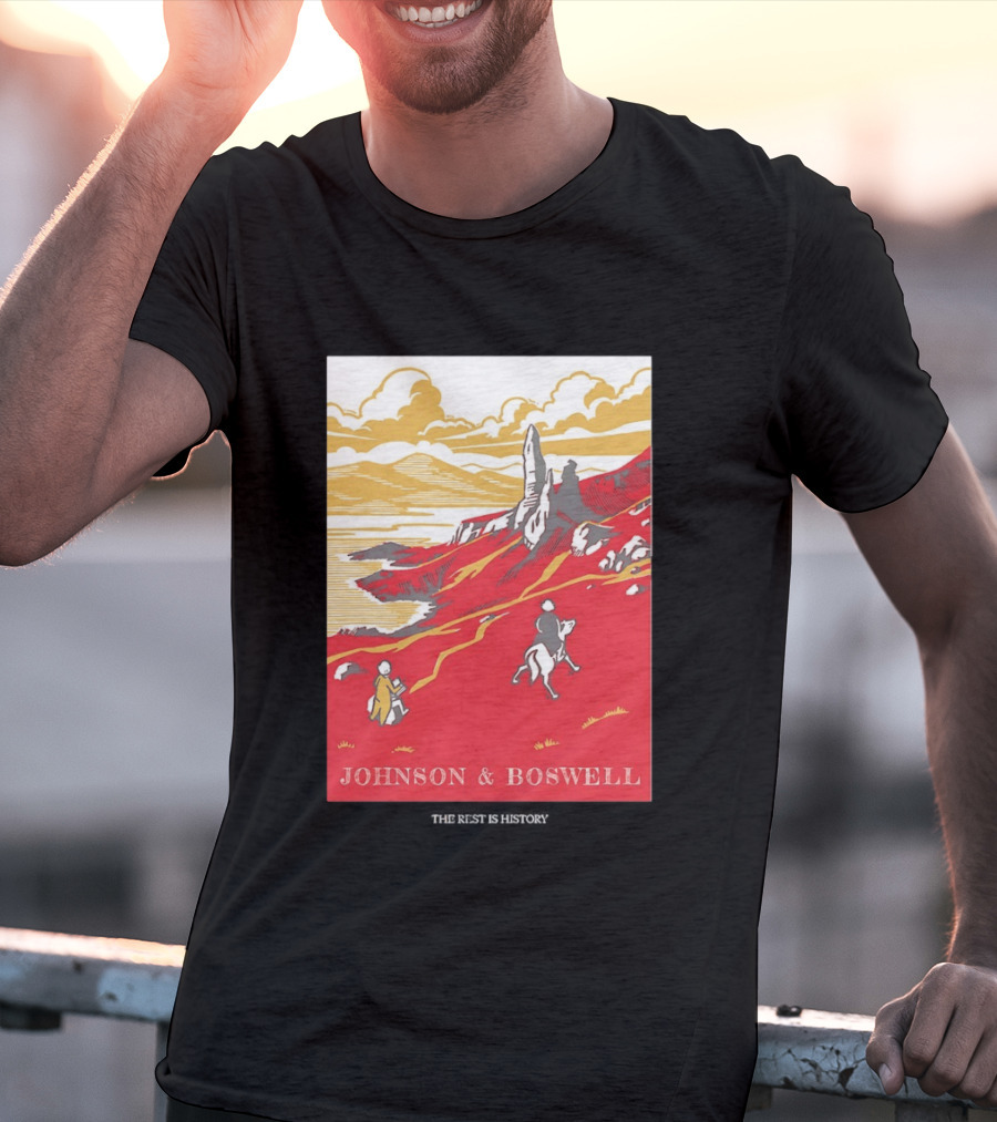 Johnson And Boswell Journey Through Red Landscape And History T-Shirt