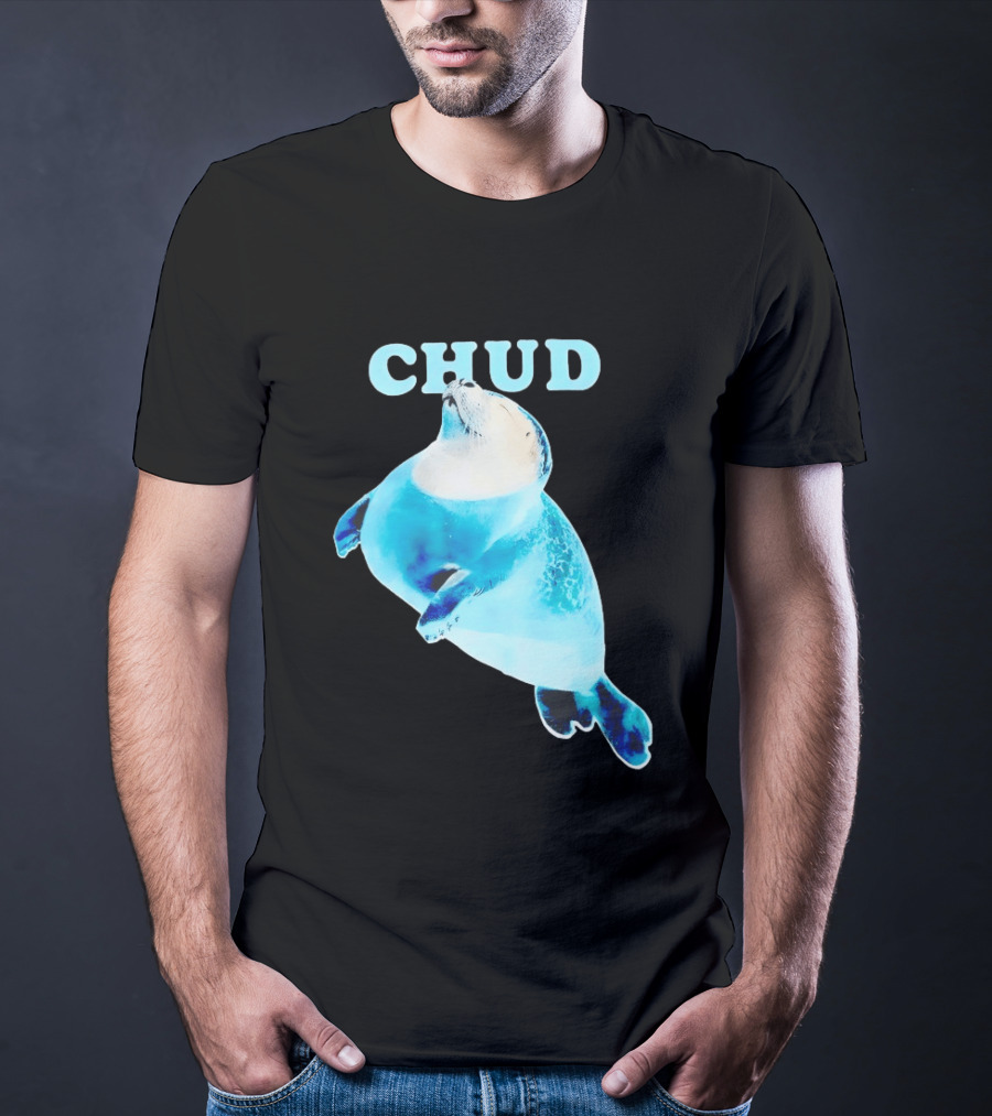 CHUD Seal Floating In Blue Water T-Shirt