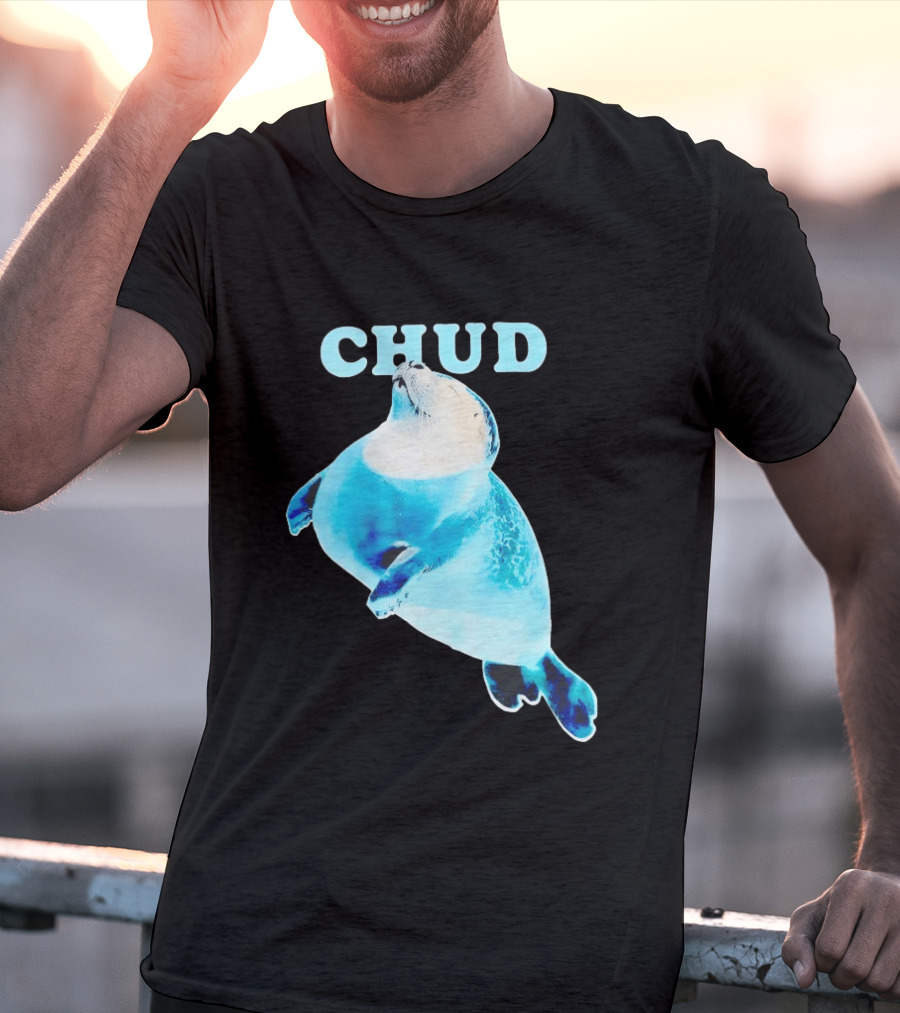 CHUD Seal Floating In Blue Water T-Shirt