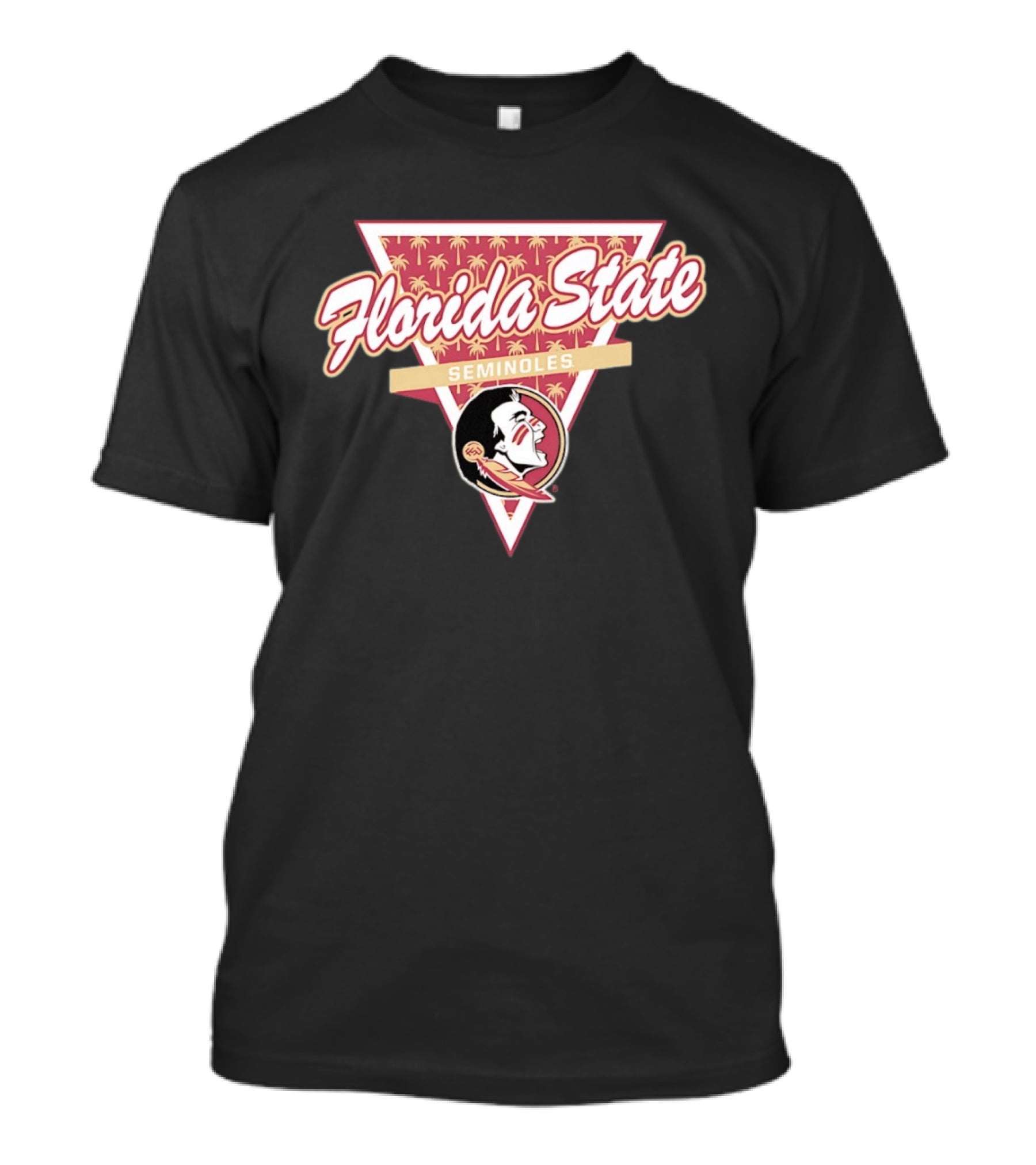 Florida State Seminoles Palm Tree Triangle T-Shirt