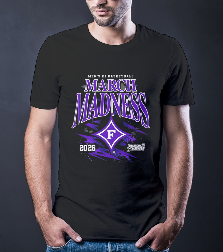 Men's DI Basketball Furman 2026 March Madness T-Shirt
