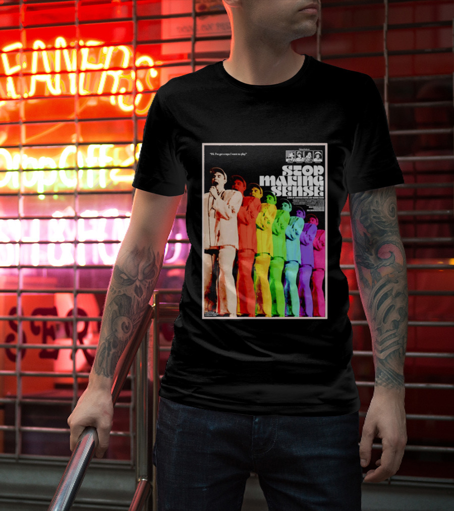Stop Making Sense Rainbow Concert Film T-Shirt