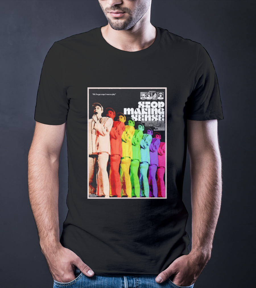 Stop Making Sense Rainbow Concert Film T-Shirt