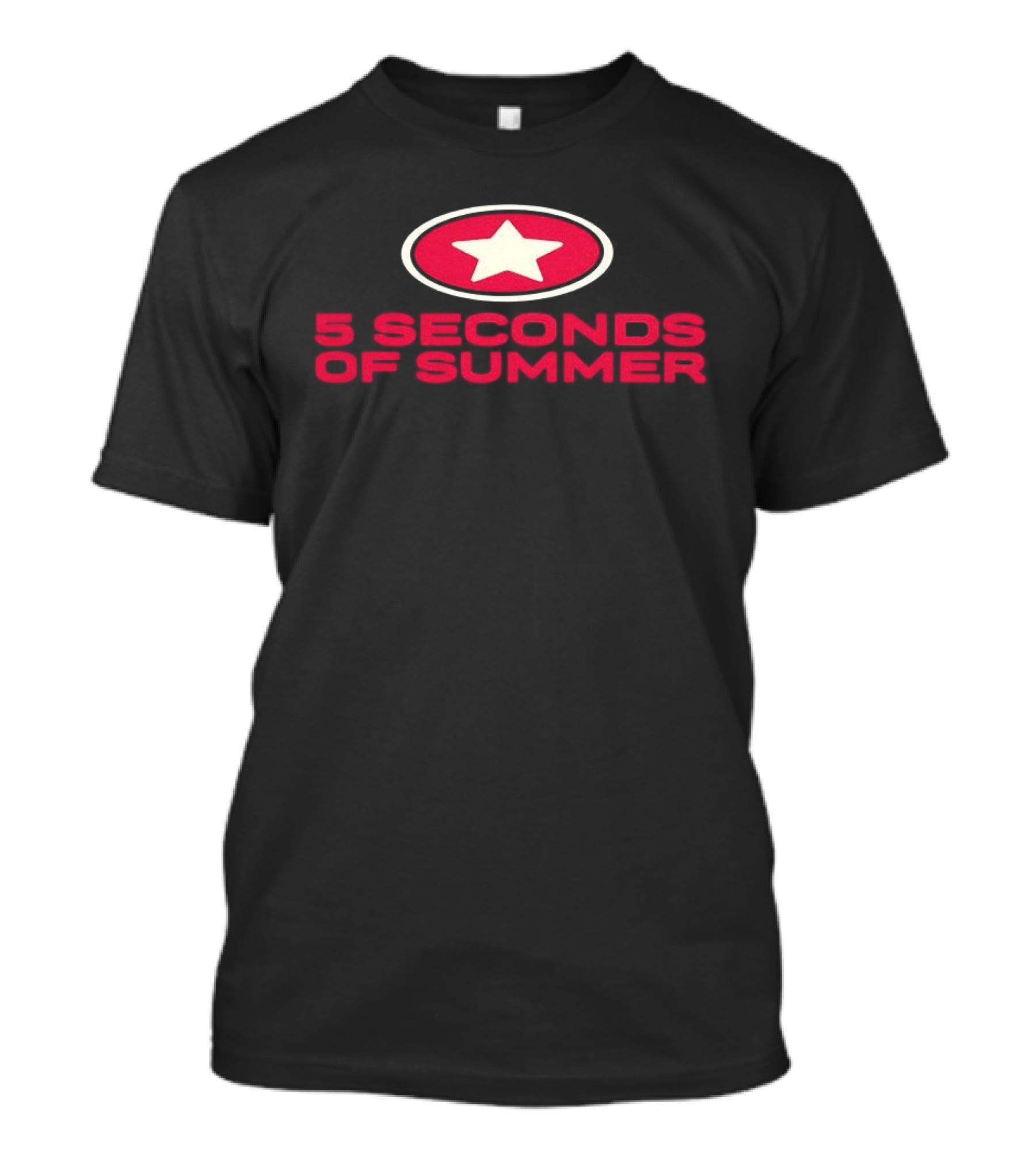 5 Seconds Of Summer World Tour Belfast UK Star T-Shirt
