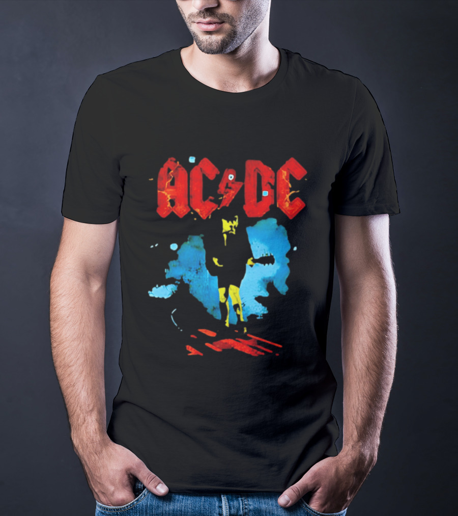 ACDC Angus Young On Stage Rock Legend T-Shirt