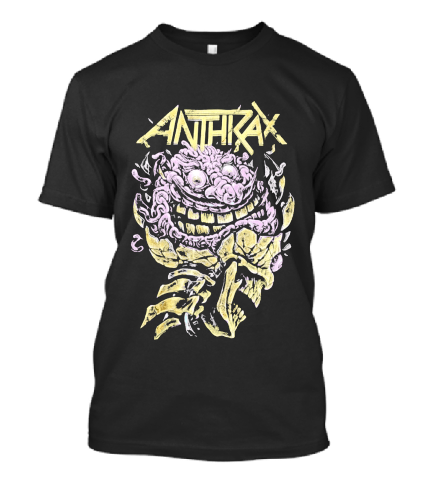Anthrax Australia Tour 2026 Skull Brain T-Shirt
