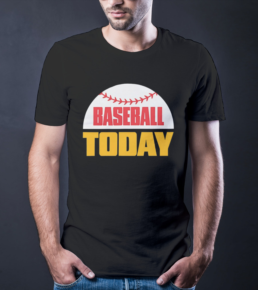 Baseball Today Embroidered 2026 Vintage Style Sports T-Shirt