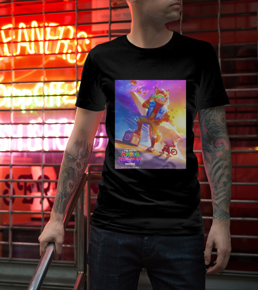 The Super Mario Galaxy Movie Featuring Fox McCloud Teaser T-Shirt