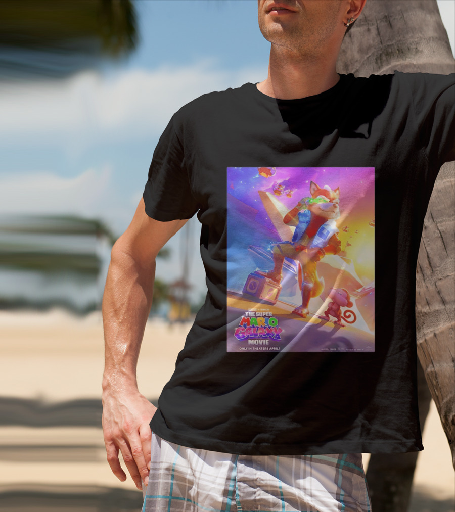 The Super Mario Galaxy Movie Featuring Fox McCloud Teaser T-Shirt