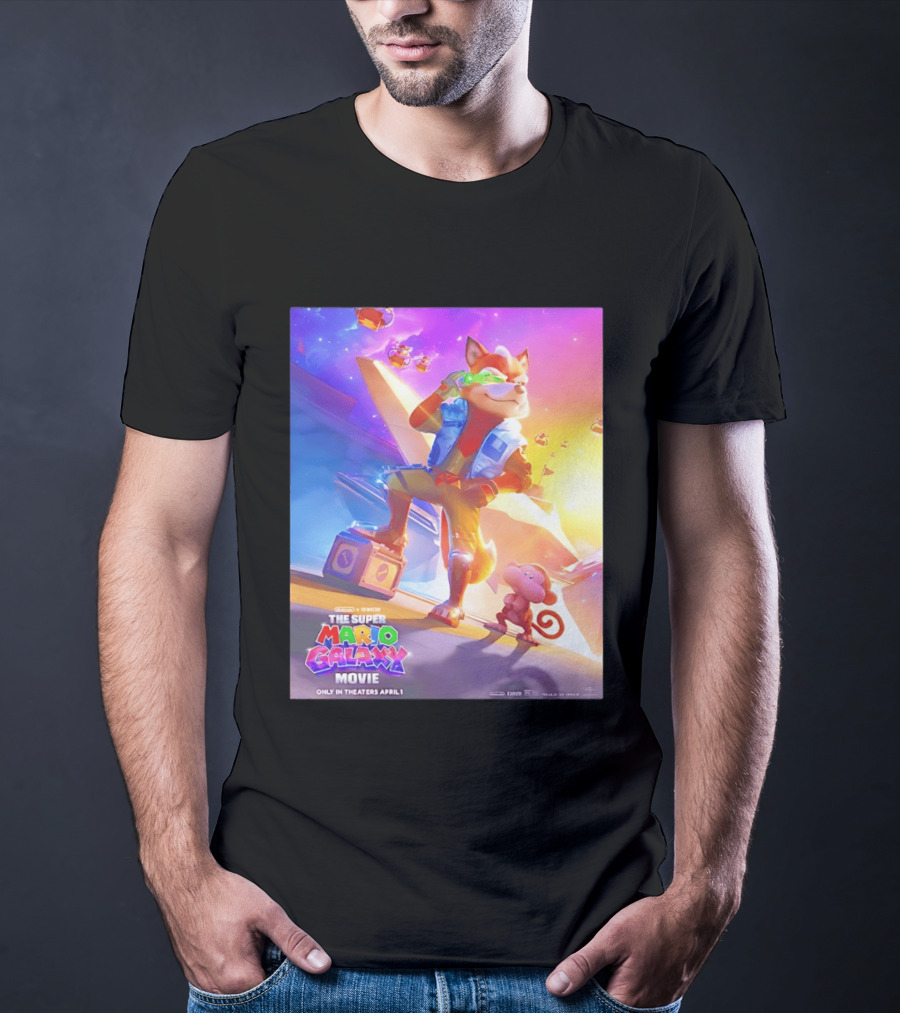 The Super Mario Galaxy Movie Featuring Fox McCloud Teaser T-Shirt
