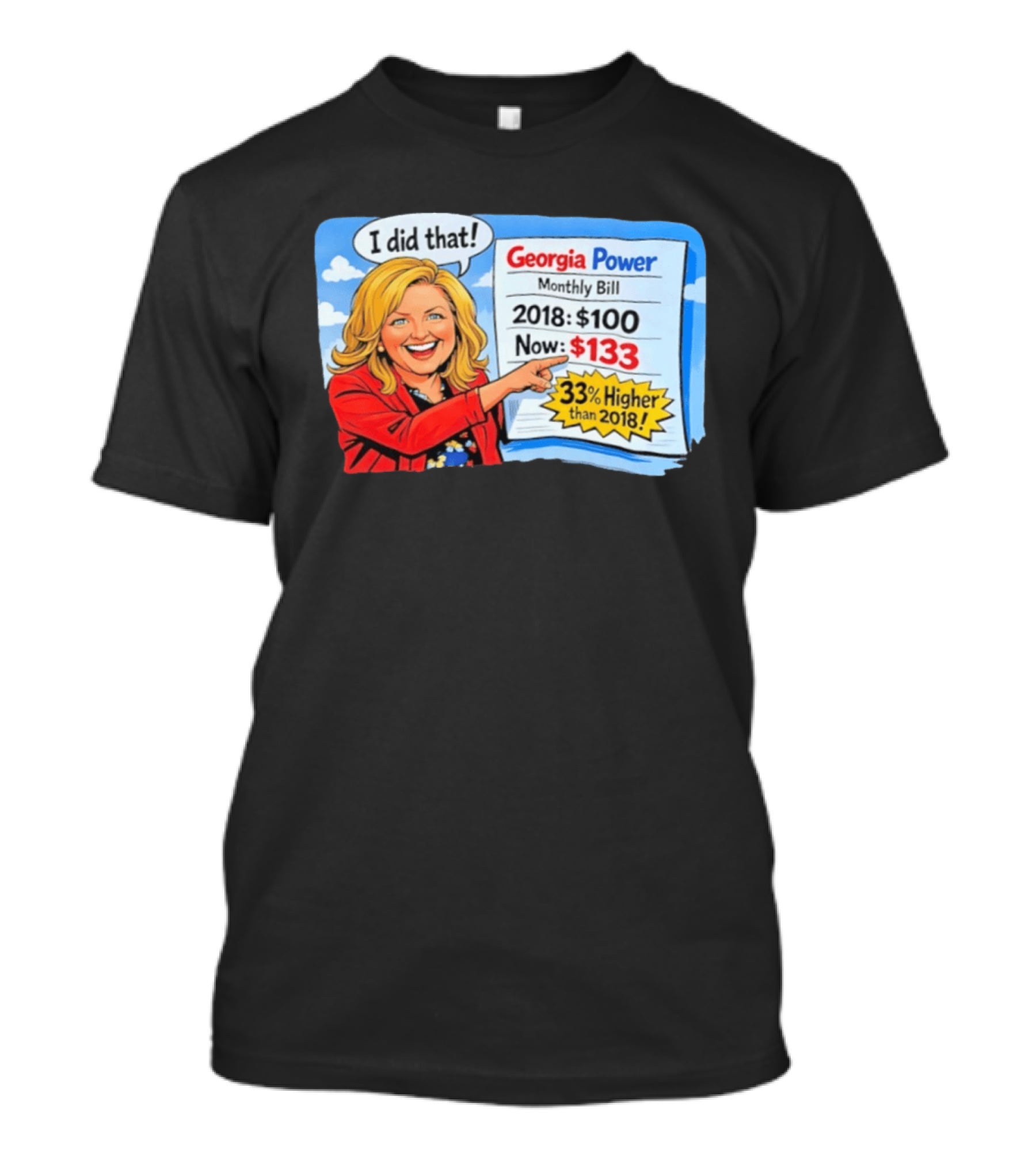 Georgia Power Monthly Bill Increase I Did That 33% Higher Than 2018 T-Shirt