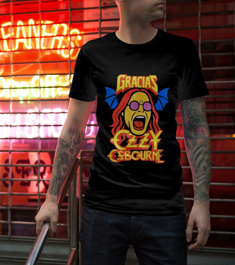 Gracias Ozzy Osbourne Colorful T-Shirt
