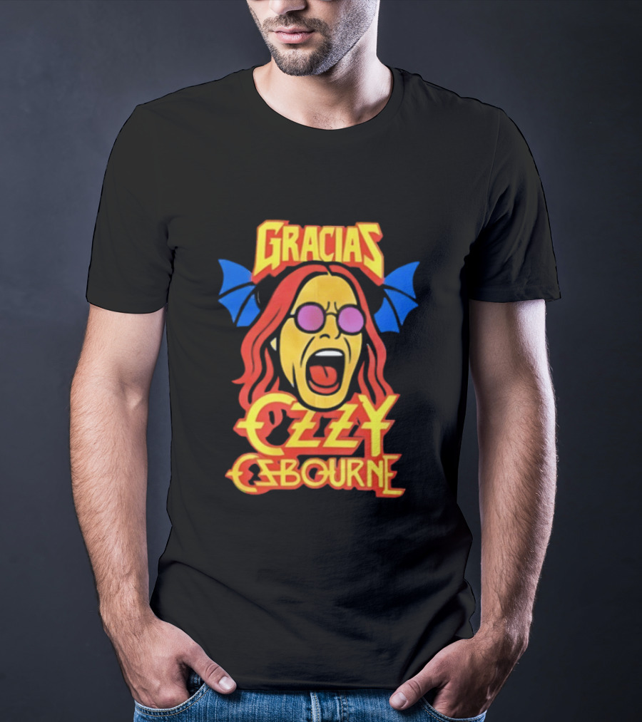 Gracias Ozzy Osbourne Colorful T-Shirt
