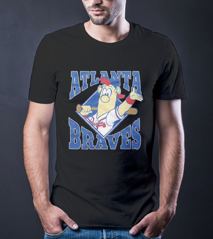 Atlanta Braves Blooper MLB Baseball T-Shirt