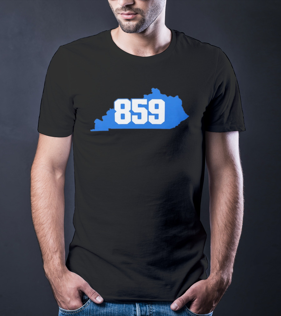 Kentucky Bluegrass Region 859 Area Code T-Shirt