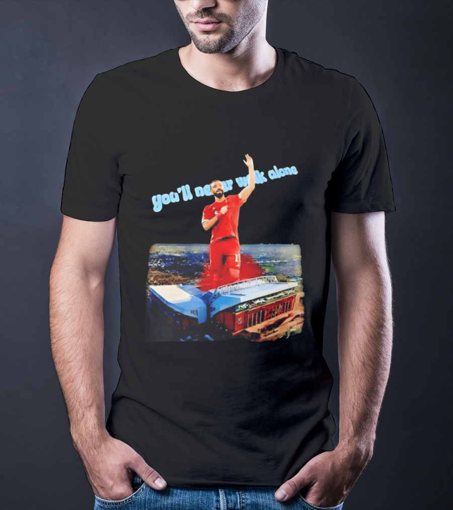 Mohamed Salah You'll Never Walk Alone Liverpool FC Stadium T-Shirt