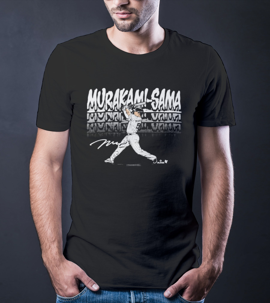Munetaka Murakami Sama Baseball Swing Iconography T-Shirt