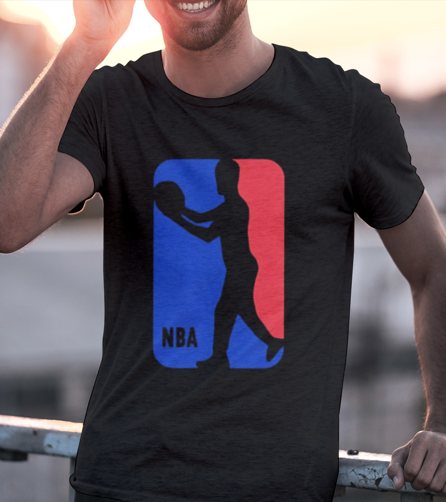 NBA Basketball Player Blue Red T-Shirt
