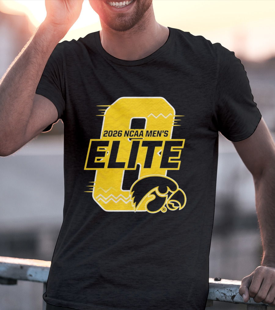 Iowa Hawkeyes 2026 NCAA Men's Elite 8 Basketball T-Shirt
