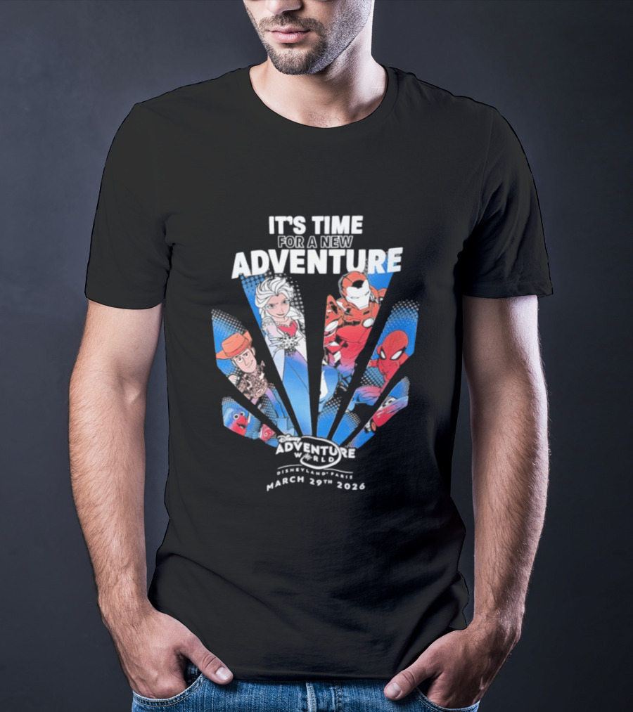 It's Time For A New Adventure At Disney March 29th 2026 T-Shirt