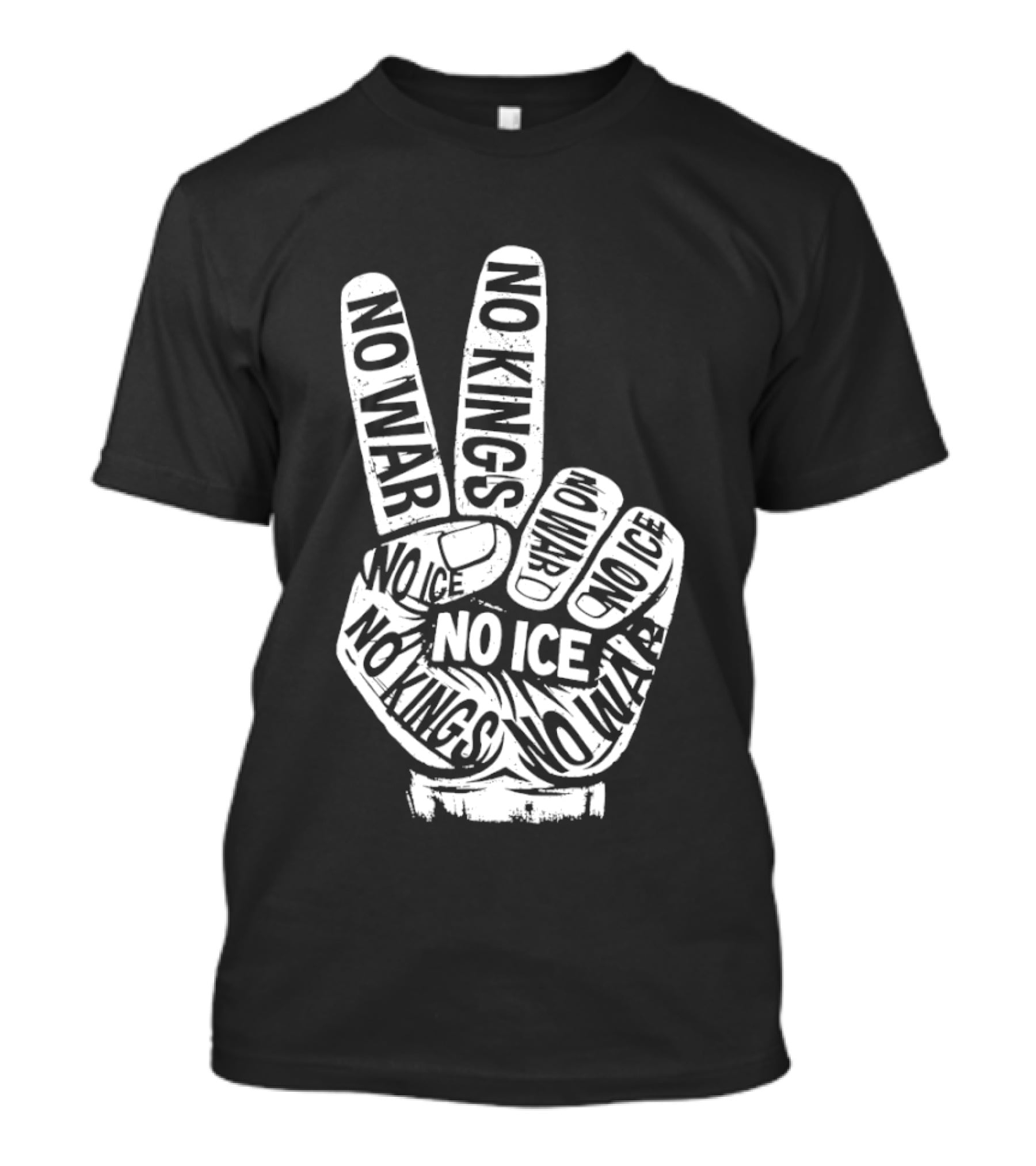 No War No Ice No Kings Peace Hand Sign T-Shirt