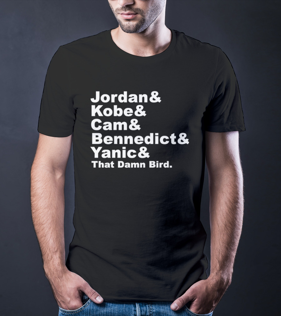 Jordan Kobe Cam Bennedict Yanic Los Angeles Clippers That Damn Bird T-Shirt