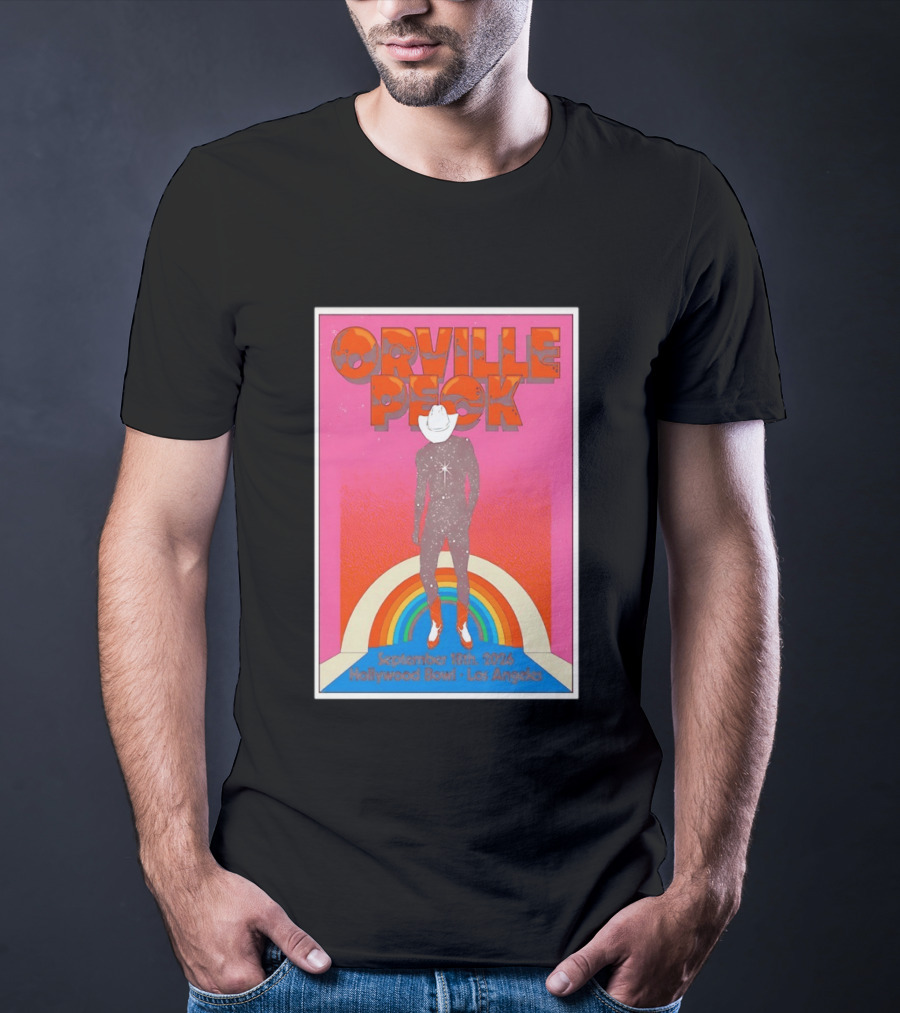 Orville Peck Hollywood Bowl Los Angeles September 18th 2026 Rainbow Cowboy T-Shirt