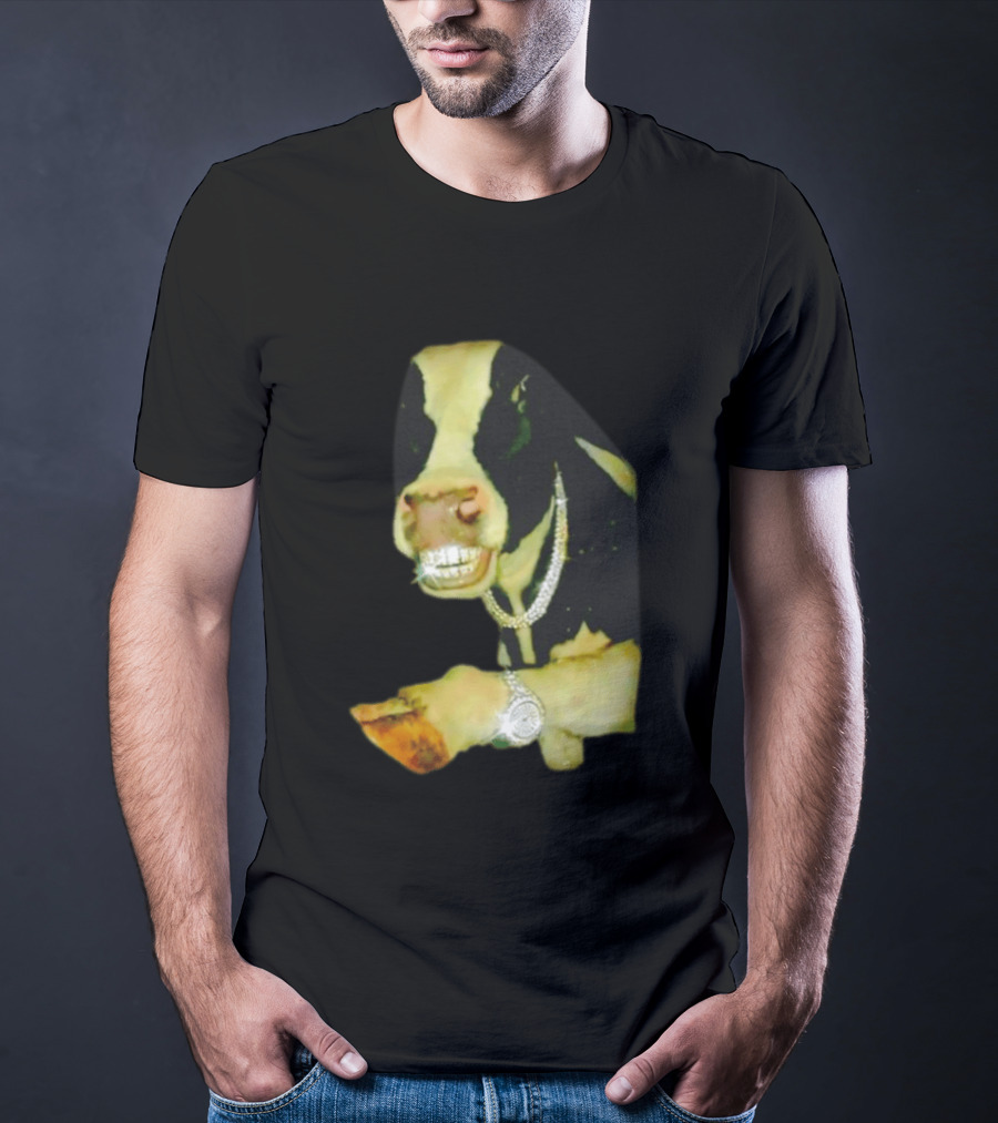 Rich Bull Grillz Bling Necklace And Jewelry T-Shirt