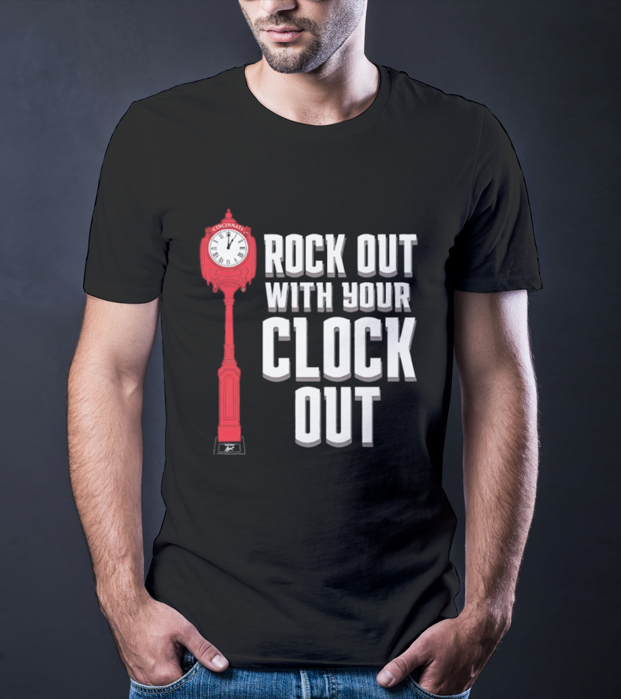 Rock Out With Your Clock Out Cincinnati Tower T-Shirt