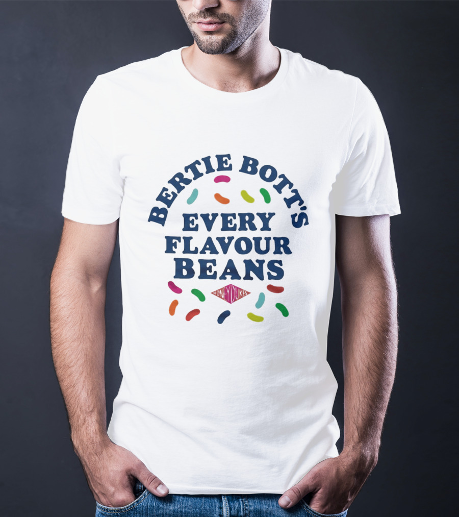Bertie Bott's Every Flavour Beans Colorful Jelly Bean Assortment T-Shirt