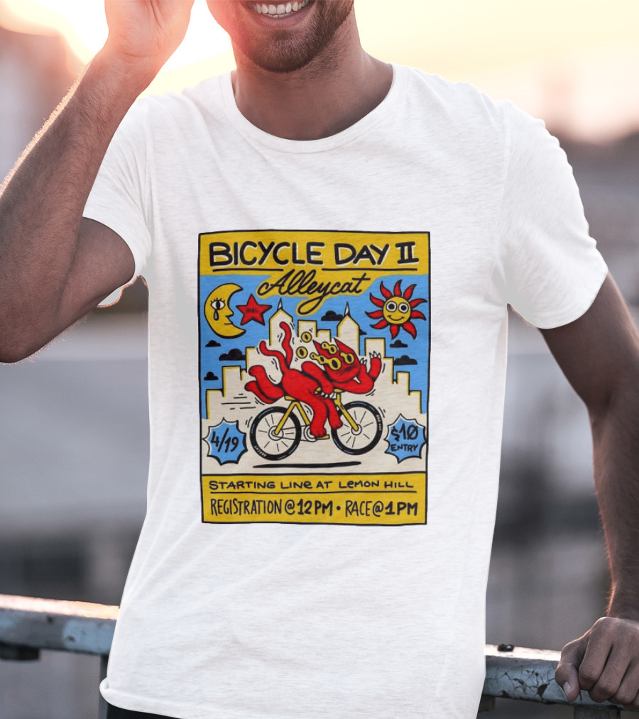 Bicycle Day II Alleycat Race Lemon Hill 4/19 Registration 12 PM Race 1 PM T-Shirt