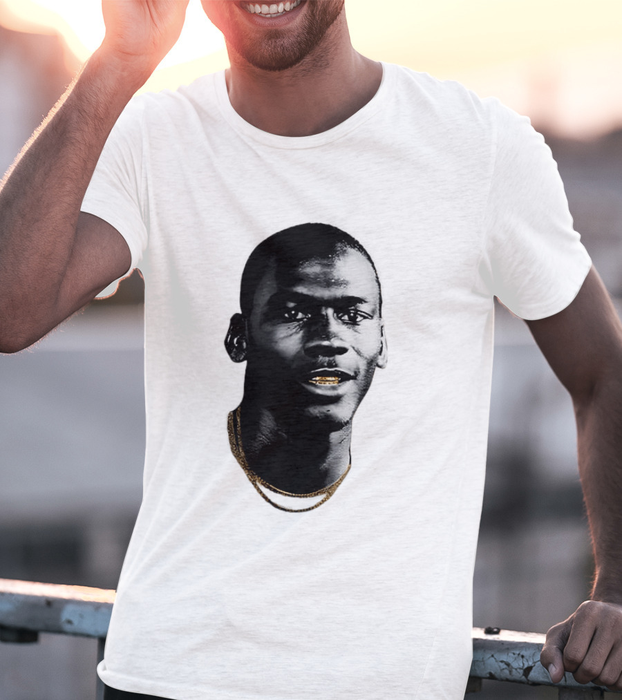 Michael JD Gold Teeth Grill Face T-Shirt