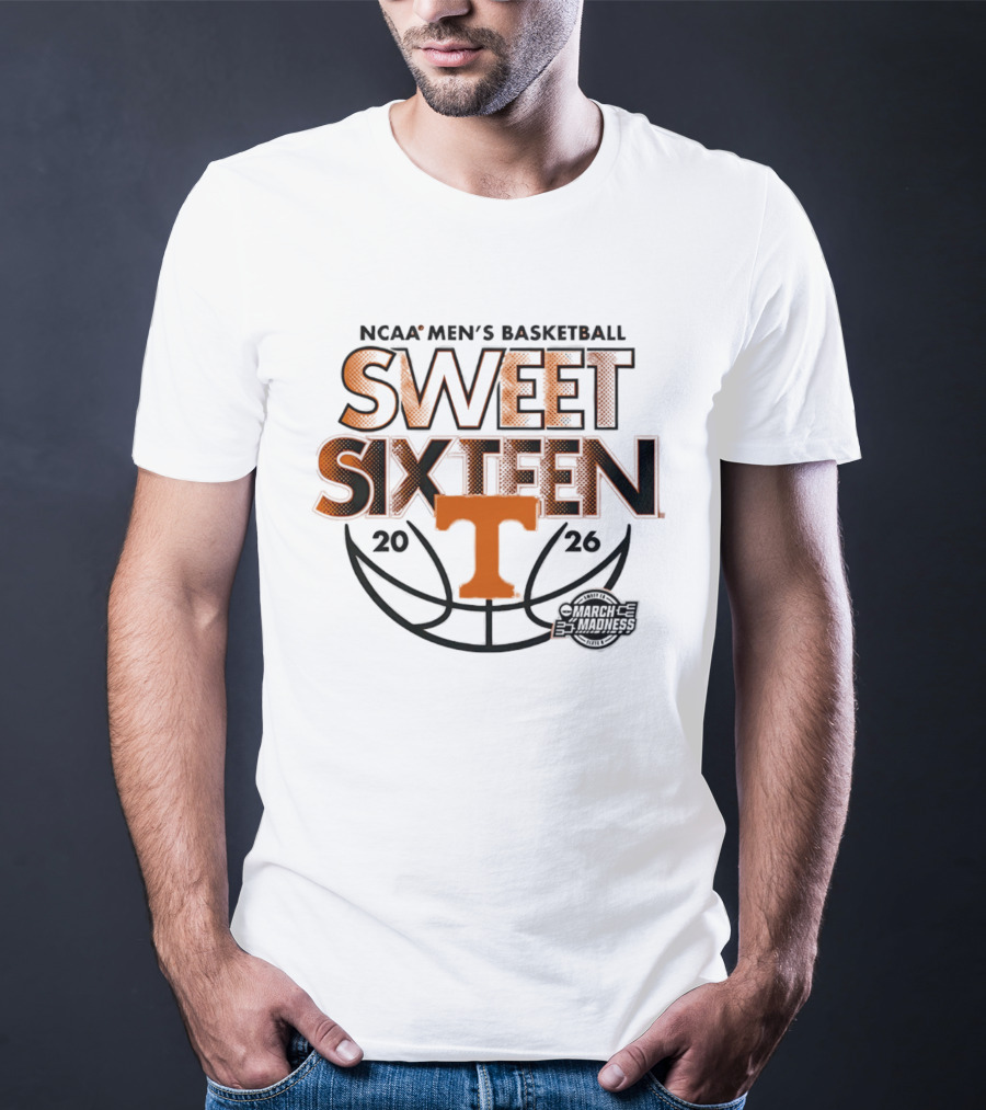NCAA Men's Basketball 2026 Tennessee Sweet Sixteen March Madness T-Shirt