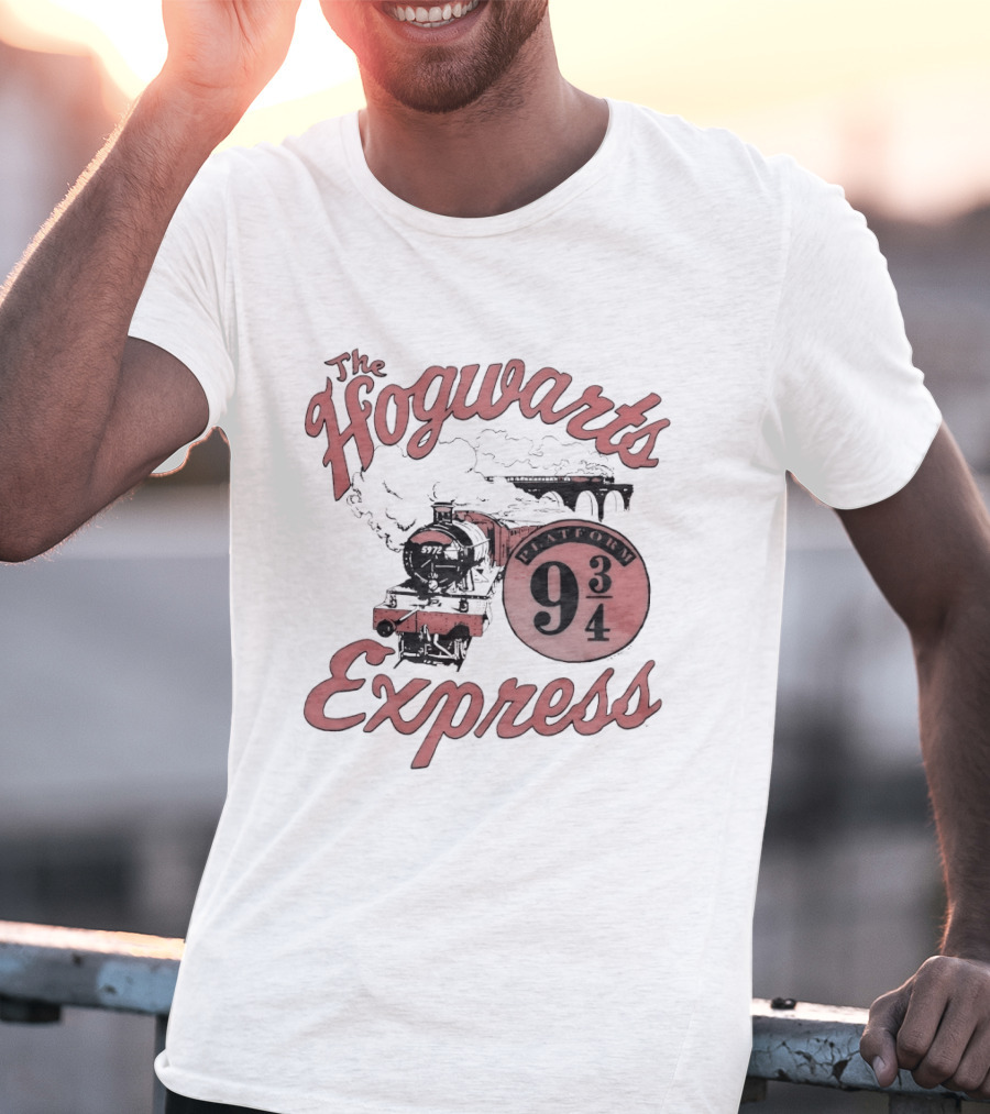 The Hogwarts Express Platform 9 3/4 Train With Smoke T-Shirt